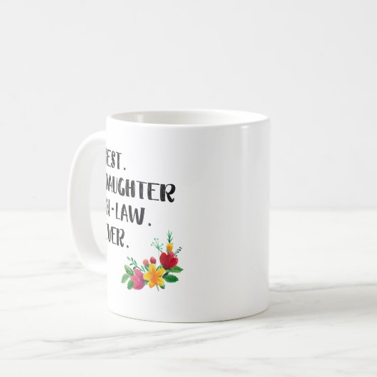 新未来の娘インローギフトブライダルシャワー コーヒーマグカップ (正面左)