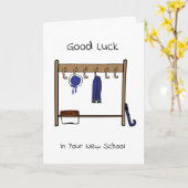 新校頑張れ カード (黄色い花)