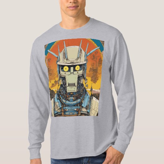 新武家佐賀ロボット設計Tシャツ Tシャツ (正面)