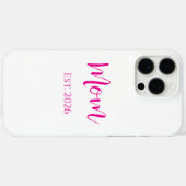 新母ホットピンクの台本の母の日 Case-Mate iPhoneケース (裏面 (横))