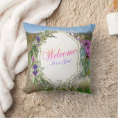 新母赤ちゃんシャワーギフトベビーブランケット投球 クッション (ブランケット)