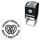 新焼いた規プパーソナライズされたレツェル中小企業 セルフインキングスタンプ (インサイチュ)