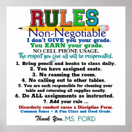 新版学校先生ポスター ポスター