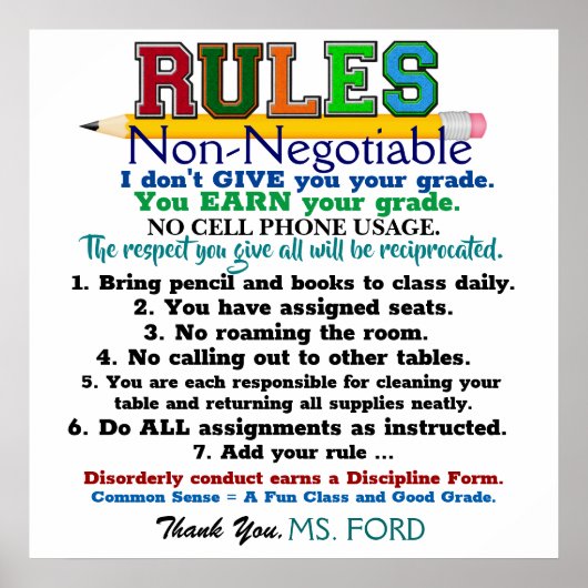 新版学校先生ポスター ポスター (正面)