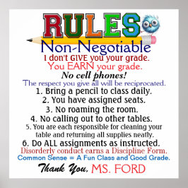 新版学校先生ポスター ポスター