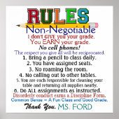 新版学校先生ポスター ポスター (正面)