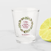 新王モノグラムにクリスマス生まれの栄光 ショットグラス (正面)