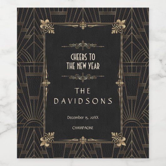 新王室の年へのフルーアデリスアールデコ応援 ワインラベル (シングルラベル)