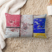 新生おもしろい性木製美術スタイル ランバークッション (ブランケット)