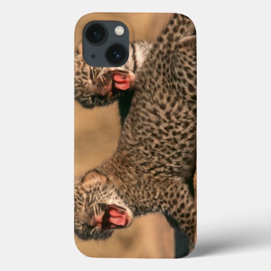 新生のヒョウ(ヒョウ属Pardus)のクローズアップ Case-Mate iPhoneケース (裏面)