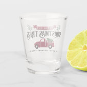 新生の切り身のクリスマスツリー ショットグラス (裏面)