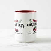 新生の切り身のクリスマスツリー マグカップ (中央)