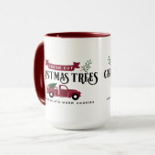 新生の切り身のクリスマスツリー マグカップ (正面左)