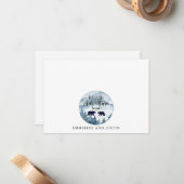 新生の森の水の色の冒険を開始 ノートカード (正面/裏面インサイチュ)