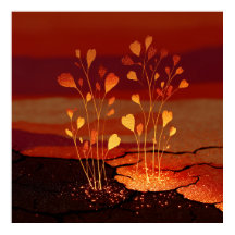 新生の苗 – Solarpunkポスター