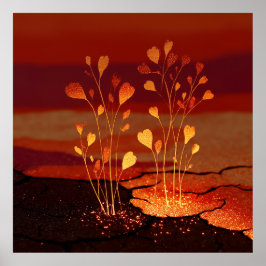 新生の苗 – Solarpunkポスター ポスター