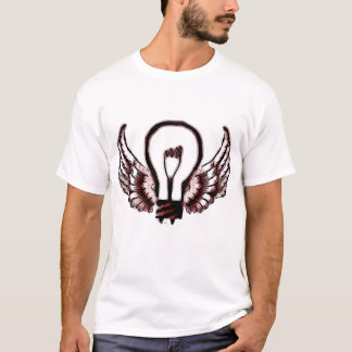 新生の黒のnの赤 tシャツ