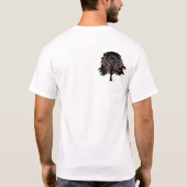 新生の黒のnの赤 tシャツ (裏面)