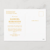 新生まれ国王L誕生発表クリスマス シーズンポストカード (裏面)