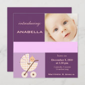 新生まれ女 案内状 (正面/裏面)