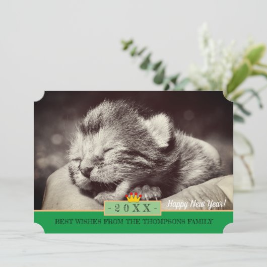 新生まれ生と新年おめでとうカード/キャッツ シーズンカード (スタンド正面)