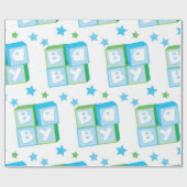 新生まれ男 ラッピングペーパー (フラット)