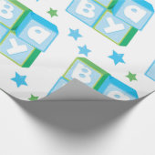 新生まれ男 ラッピングペーパー (角)