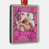 新生まれ赤ちゃん写真オーナメント メタルオーナメント (右)