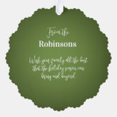 新生クリスマスツリーを作る オーナメントカード (裏面)