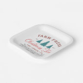 新生クリスマスツリーを作る ペーパープレート (傾斜あり)