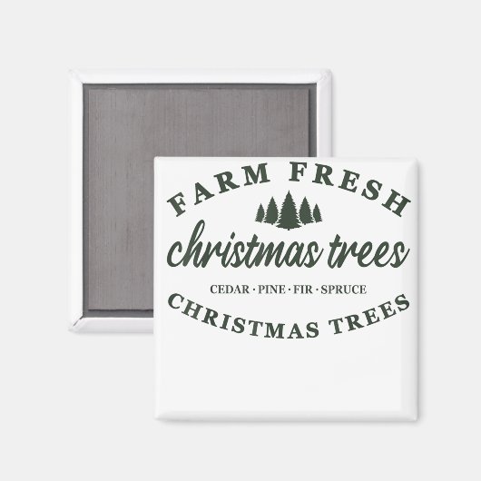 新生クリスマスツリーを作る マグネット (正面/裏面)