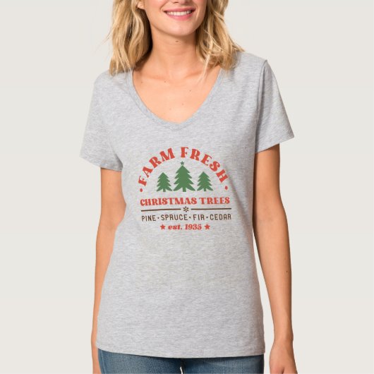 新生クリスマスツリーを作る Tシャツ (正面)