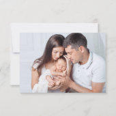 新生児ありがとう |カボチャひまわり秋 サンキューカード (裏面)