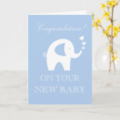 新生児おめでとうカスタム カード (黄色い花)