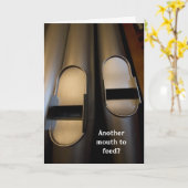 新生児おめでとうカード カード (黄色い花)