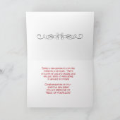 新生児おめでとうカード カード (内部)