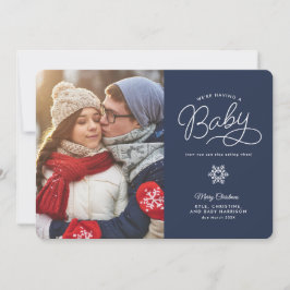 新生児おもしろいの妊娠告知 シーズンカード