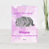 新生児おもしろいグリーティングカード カード (裏面)