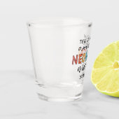 新生児おもしろいナースの高素晴らしさ ショットグラス (左)