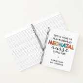 新生児おもしろいナースの高素晴らしさ ノートブック (内部)