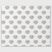 新生児おもしろいナースの高素晴らしさ ラッピングペーパー (フラット)