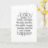 新生児が恋を強くする カード (黄色い花)