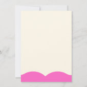 新生児と愛 – ピンクの水 招待状 (裏面)