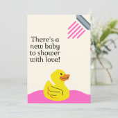 新生児と愛 – ピンクの水 招待状 (スタンド正面)