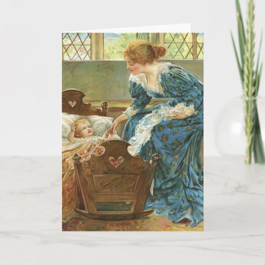 新生児のお祝いカード カード (正面)