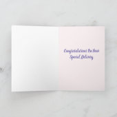 新生児のお祝いカード カード (内部)