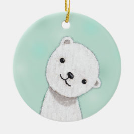 新生児のオーナメントのカスタムでパーソナライズなオーナメント セラミックオーナメント