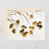 新生児のクラシカル中国の雛 案内ポストカード (正面/裏面)