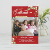 新生児のクリスマスアナウンス名前をカスタムする/写真 案内状 (スタンド正面)