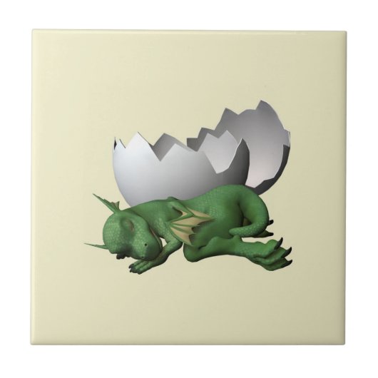 新生児のドラゴン タイル (正面)